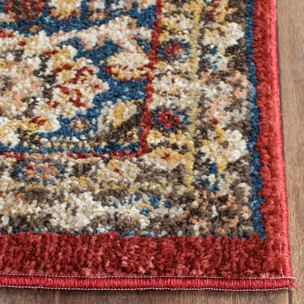 Charlton Home® Broomhedge Red Rug & Reviews Wayfair